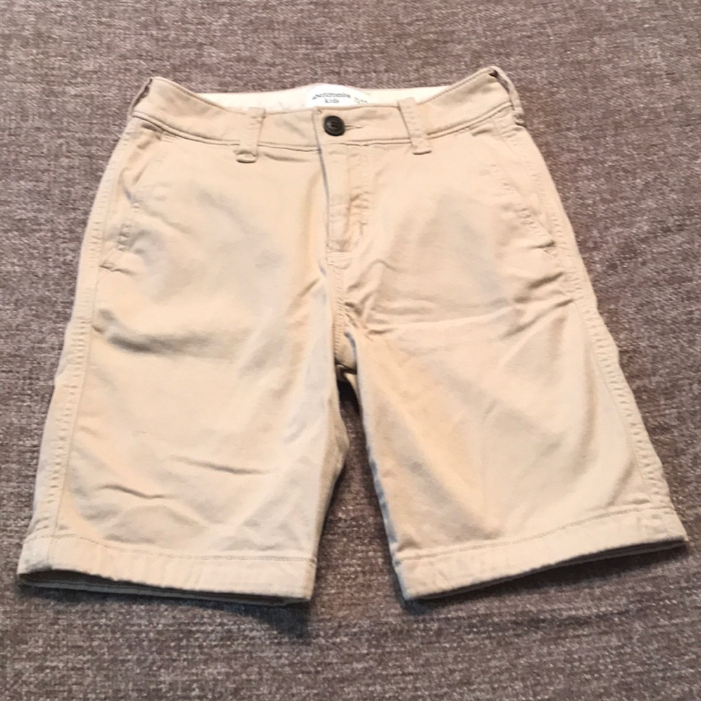 Abercrombie kids boys khaki shorts